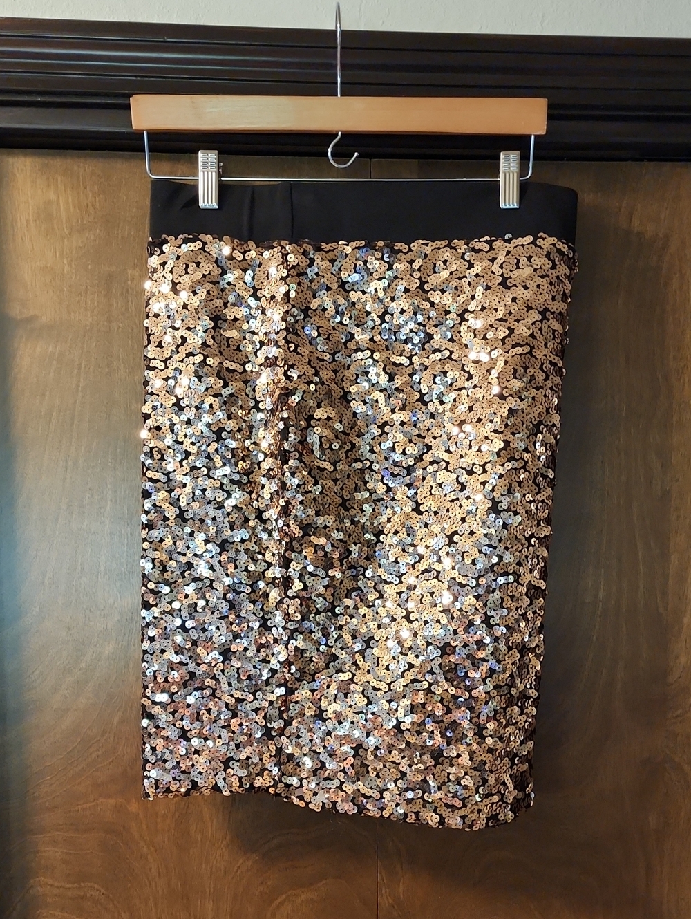 Gold Sequin Pencil Skirt Torrid Size 1